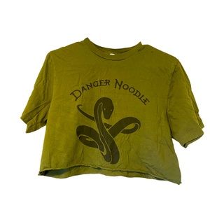 Danger noodle crop top